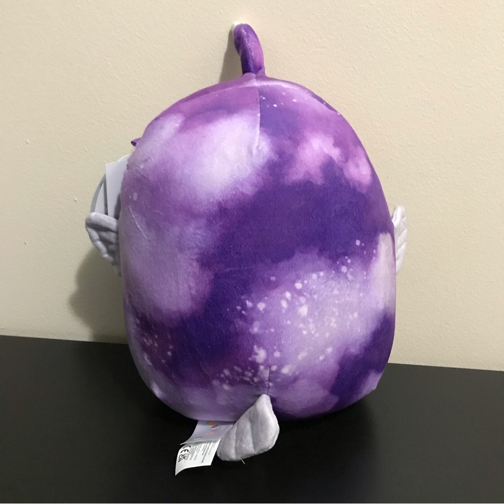 NWT Squishmallow Easton the Anglerfish - Soft Purple Stuffie - Picture 4 of 10
